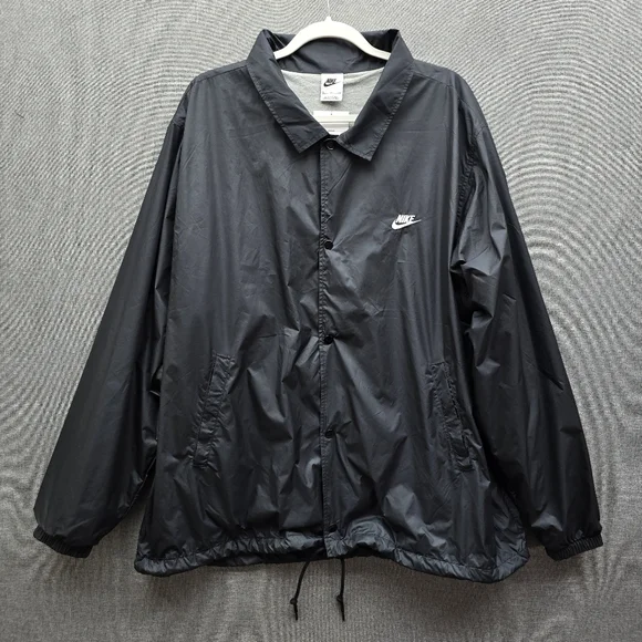 Nike Men's Black Fit Club Coaches Jacket Size XL - Picture 5 of 11